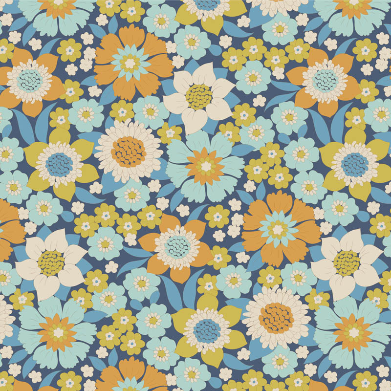 Tilda Wallflower Lauren Blue