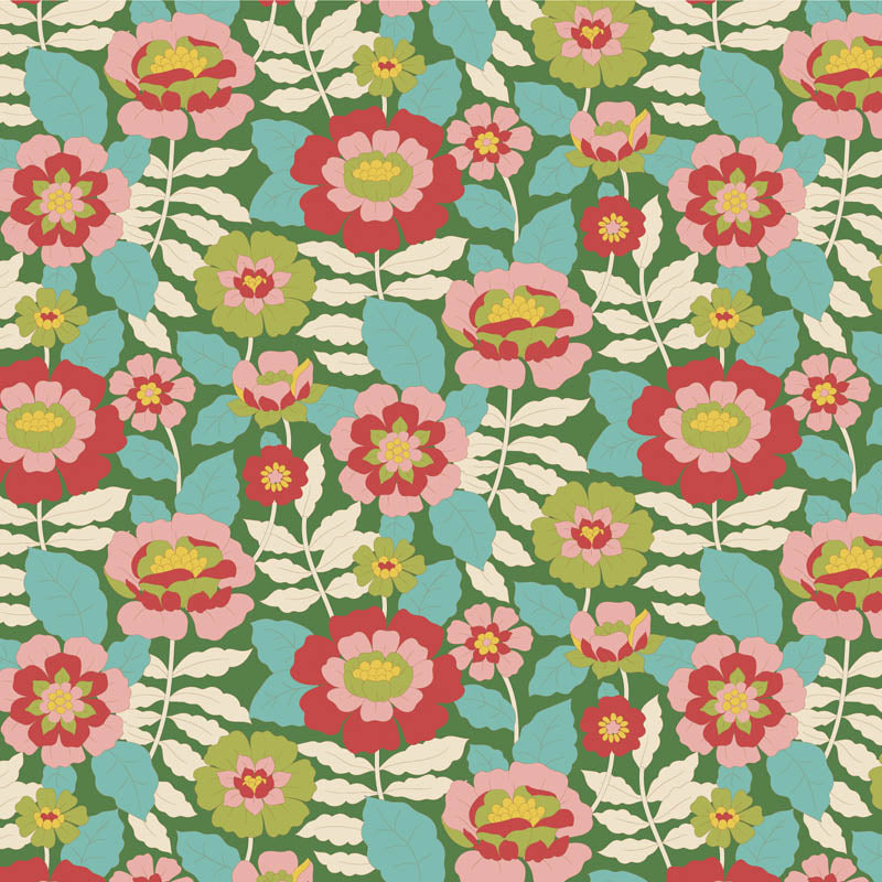 Tilda Wallflower Beverly Green