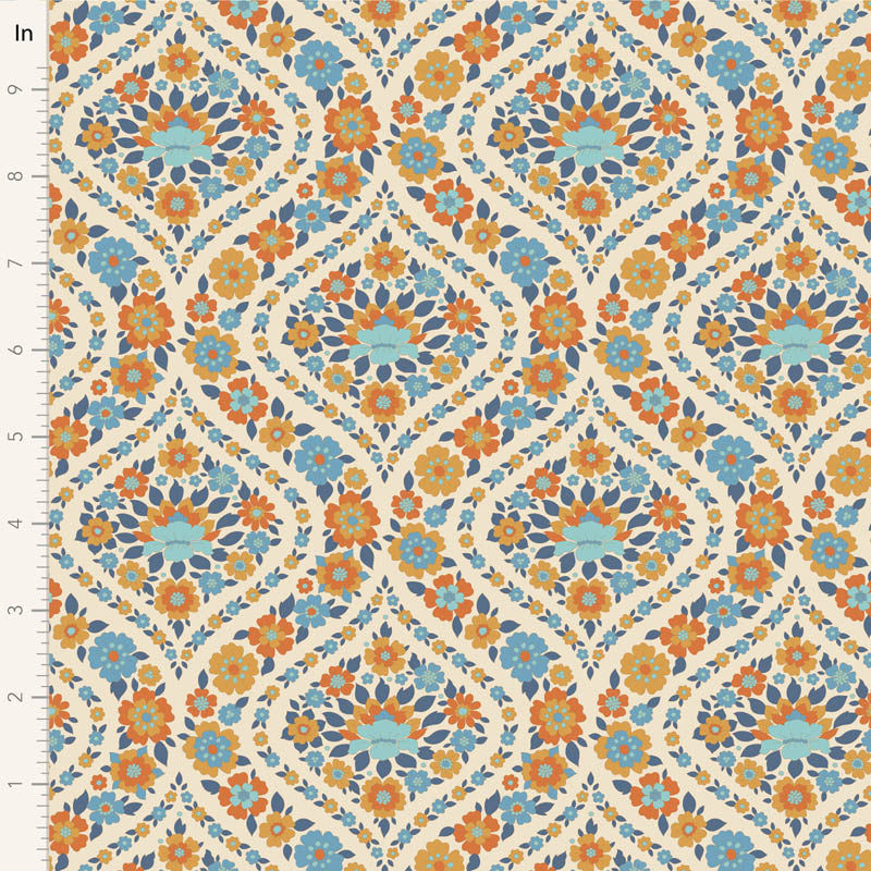 Tilda Wallflower Bianca Blue