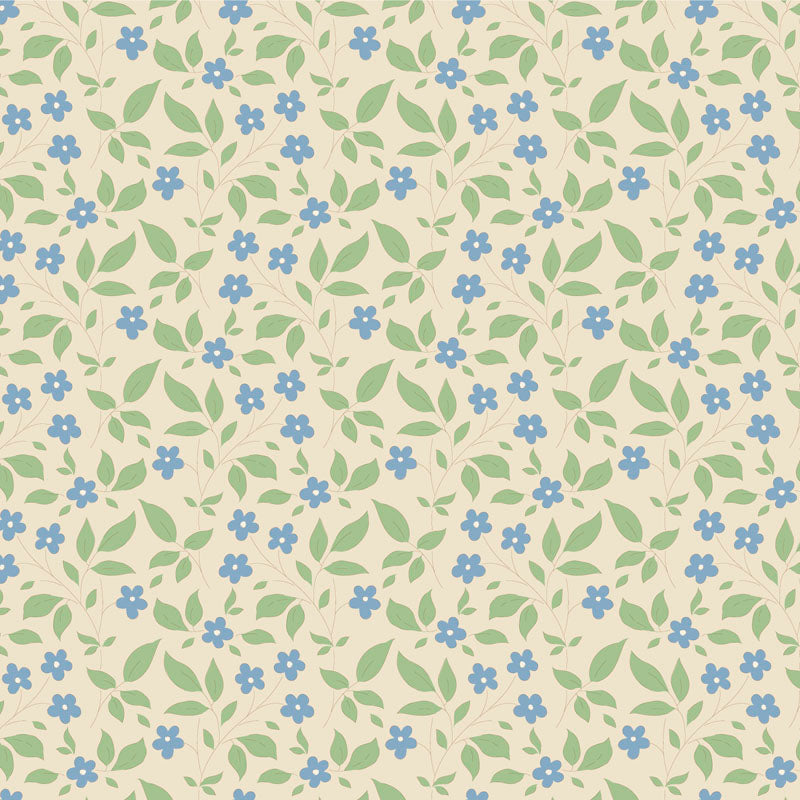 Tilda Sunday Brunch Cream Blue