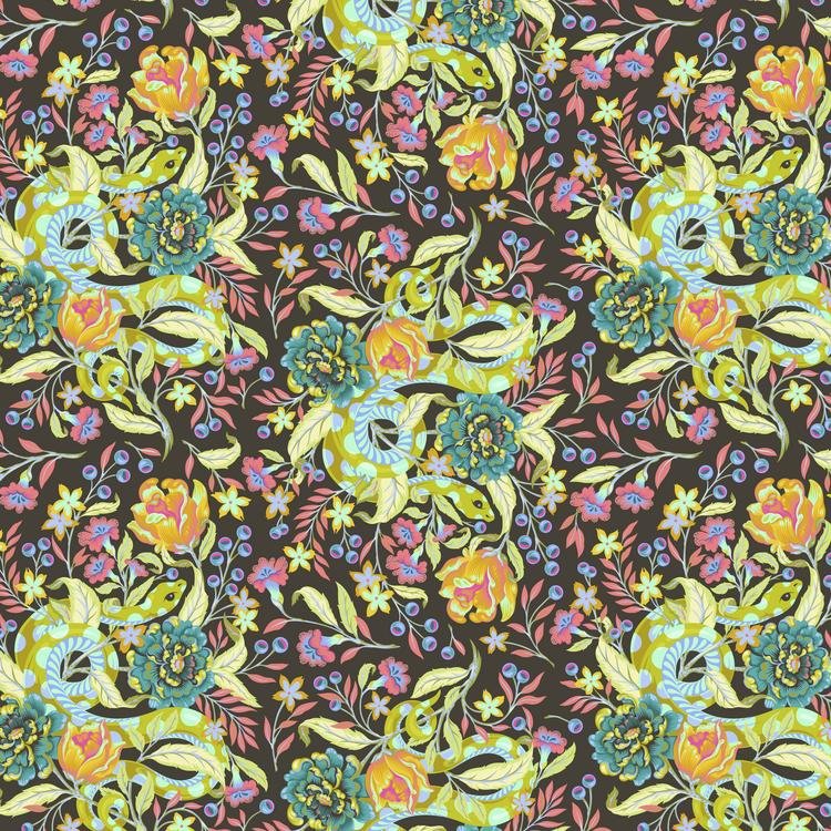 Tula Pink Moon Garden Garden Hissy Fit Dawn