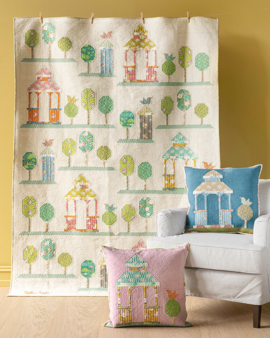 Tilda Sunday Brunch Walk in the Park Quilt Kit