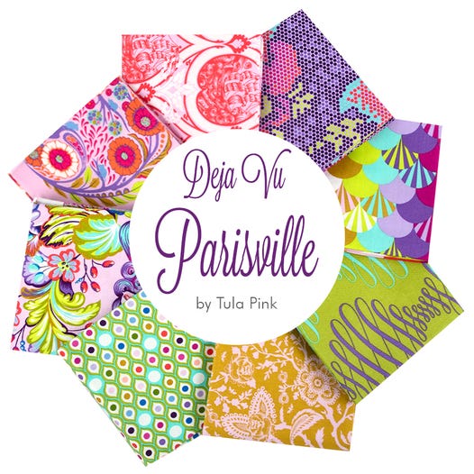 Tula Pink Deja Vu Parisville 1/2 Metre Bundle