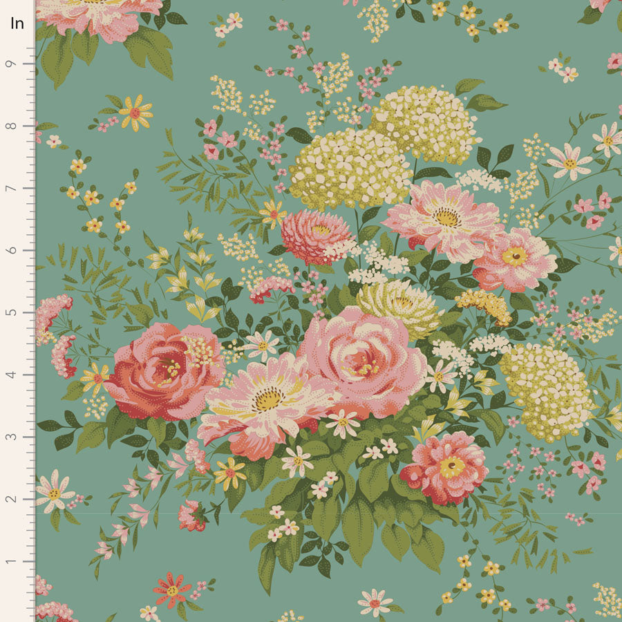 Tilda Chic Escape Wildgarden Teal