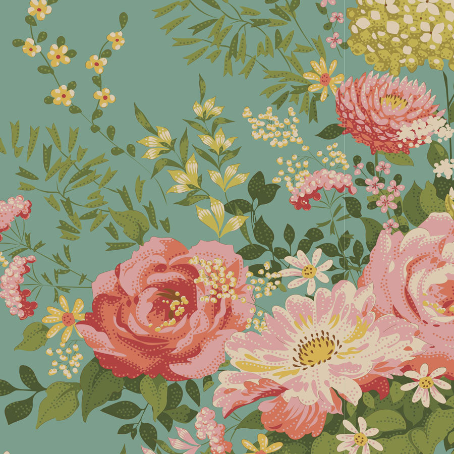 Tilda Chic Escape Wildgarden Teal