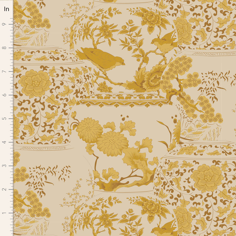 Tilda Chic Escape Vase Collection Mustard
