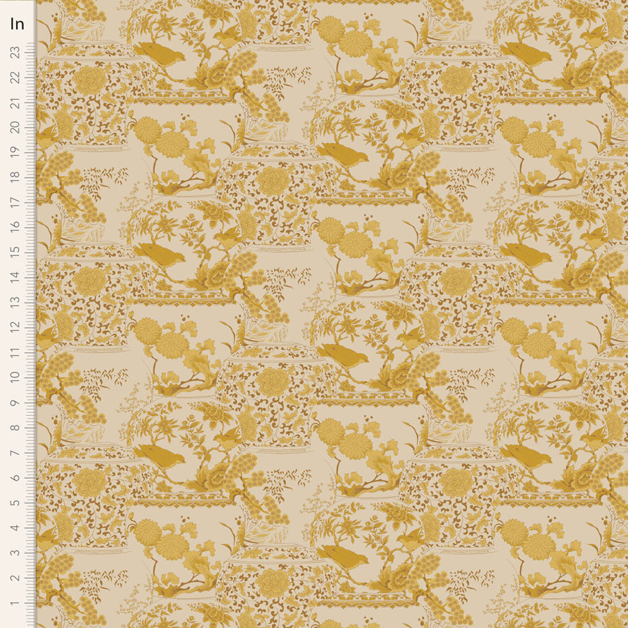 Tilda Chic Escape Vase Collection Mustard