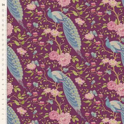 Tilda Chic Escape Peacock Tree Grape