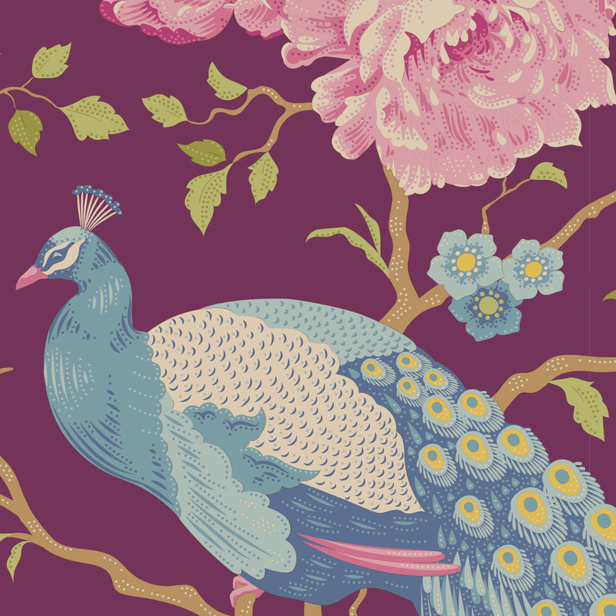 Tilda Chic Escape Peacock Tree Grape