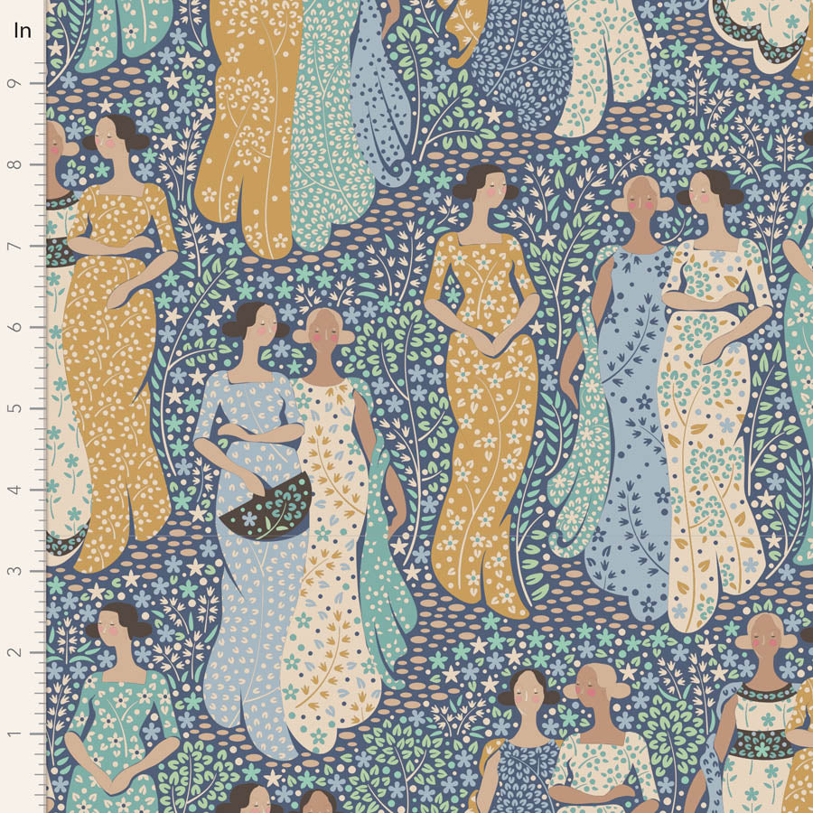 Tilda Hometown Friendly Gathering Blue