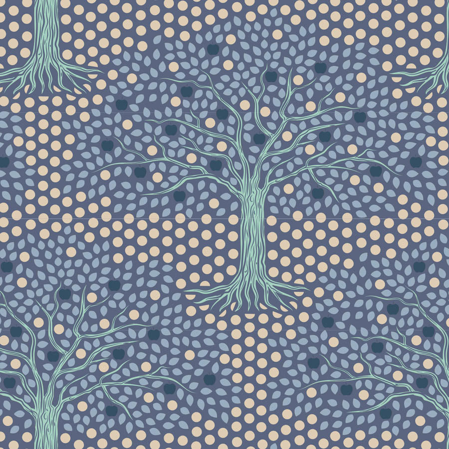 Tilda Hometown Applegarden Blue