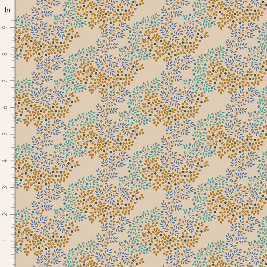 Tilda Hometown Berrytangle Blue