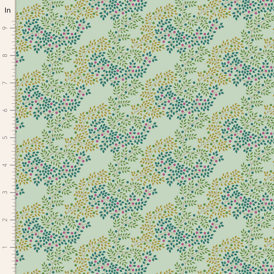 Tilda Hometown Berrytangle Sage