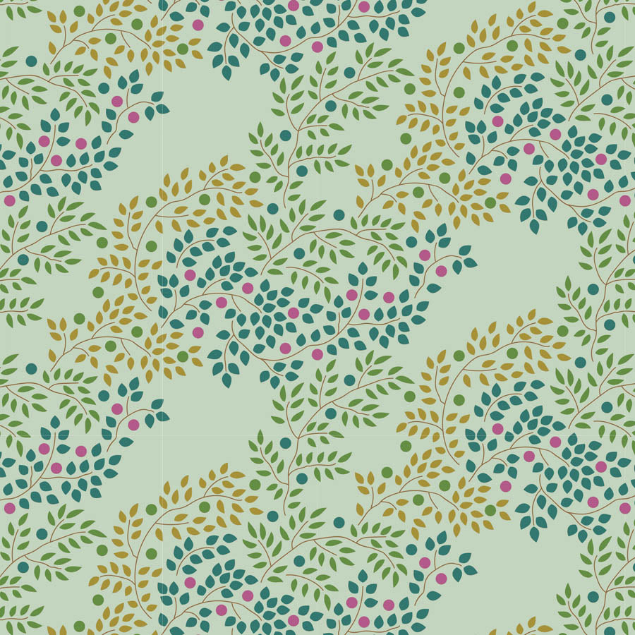 Tilda Hometown Berrytangle Sage