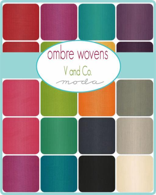 V&Co Ombre Wovens Fat Quarter Bundle
