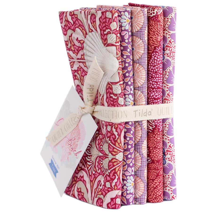 Tilda Cotton Beach Corals Fat Quarter Bundle