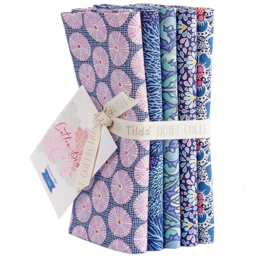 Tilda Cotton Beach Ocean Fat Quarter Bundle