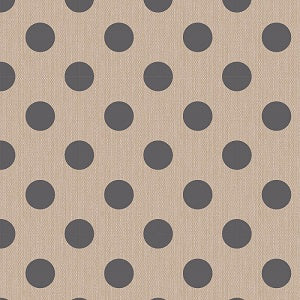 Tilda Chambray Dots Basics Charcoal