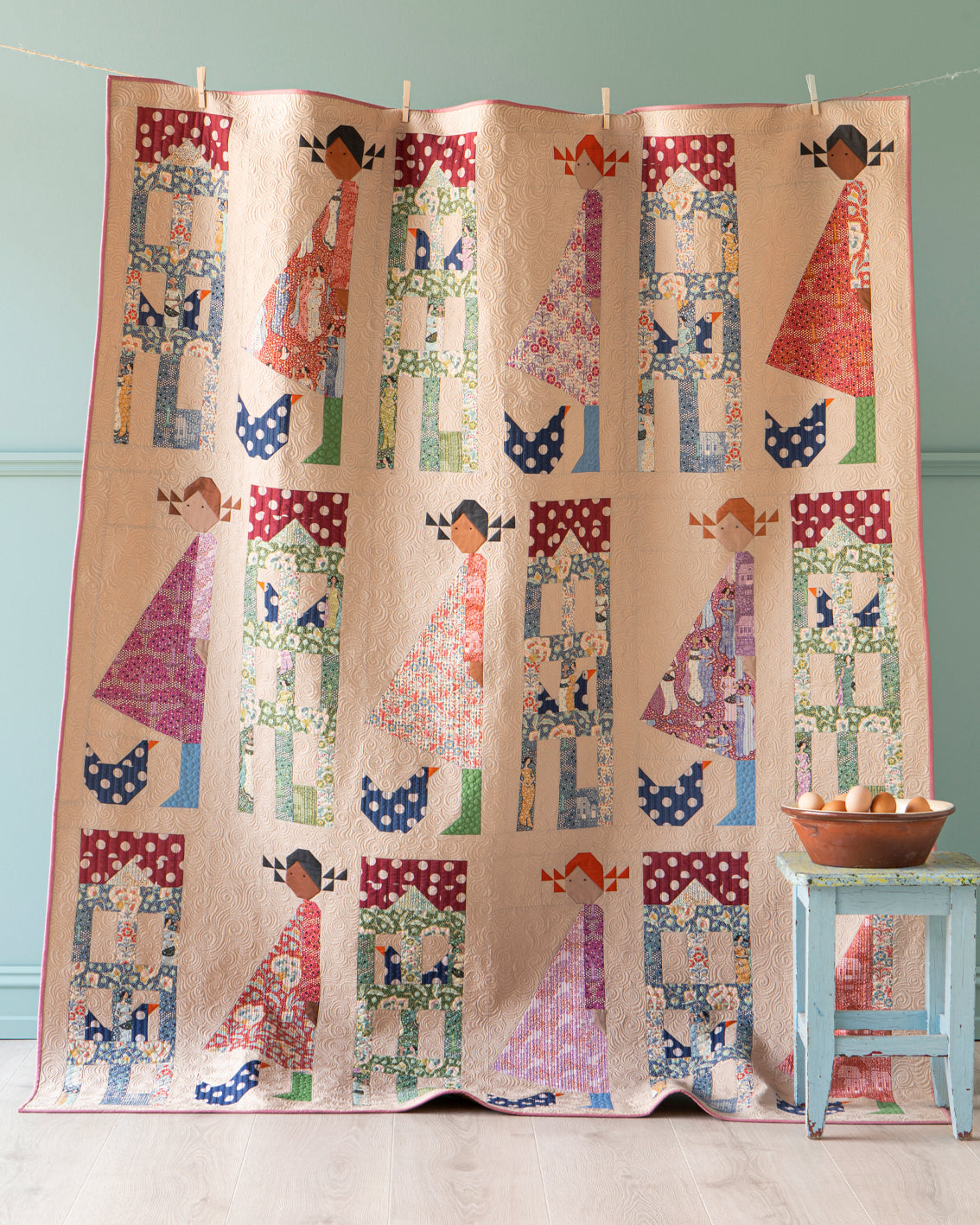 Tilda Hometown Henhouse Quilt Kit