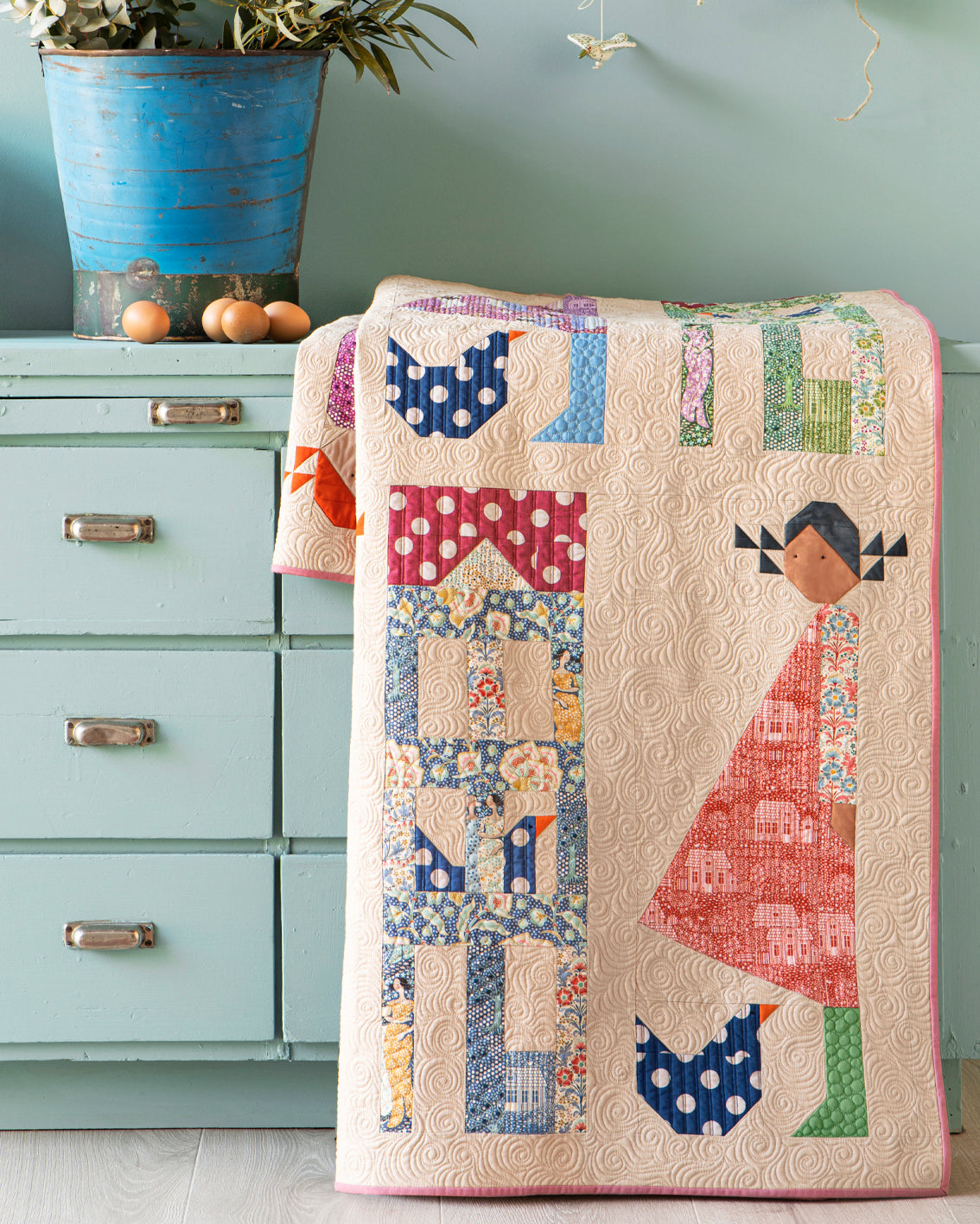 Tilda Hometown Henhouse Quilt Kit