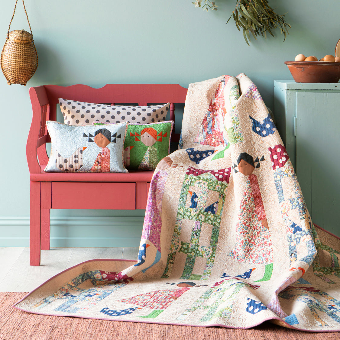 Tilda Hometown Henhouse Quilt Kit