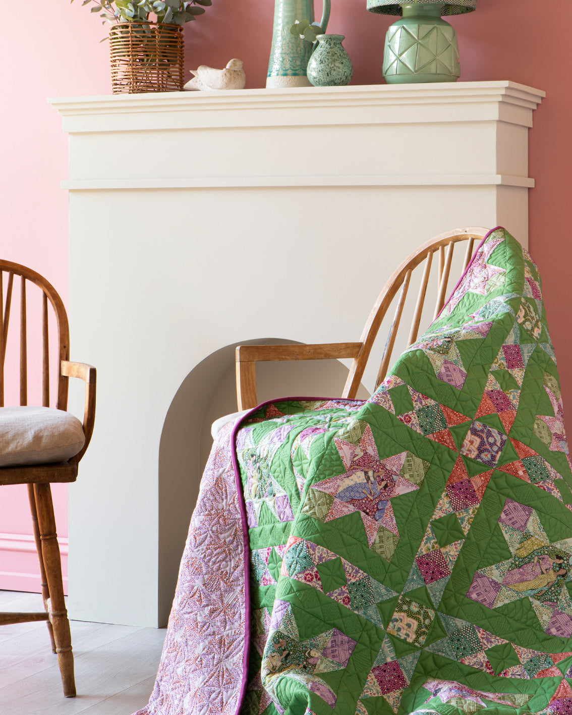 Tilda Hometown Homestar Quilt Kit Pine