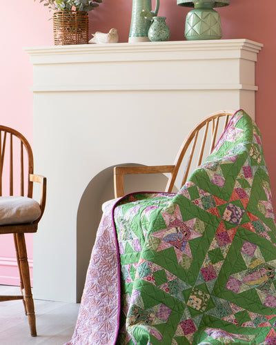 Tilda Hometown Homestar Quilt Kit Pine