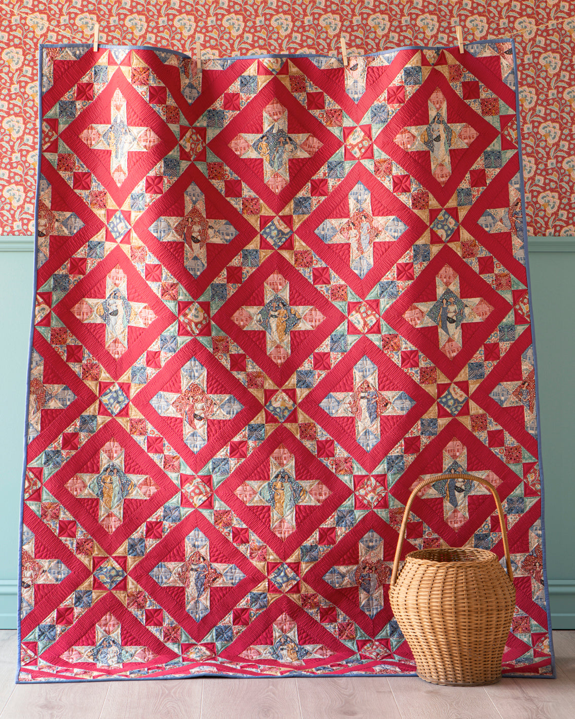 Tilda Hometown Homestar Quilt Kit Country Road