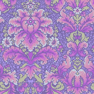 Tula Pink Deja Vu Parisville Damask Dot in Violet