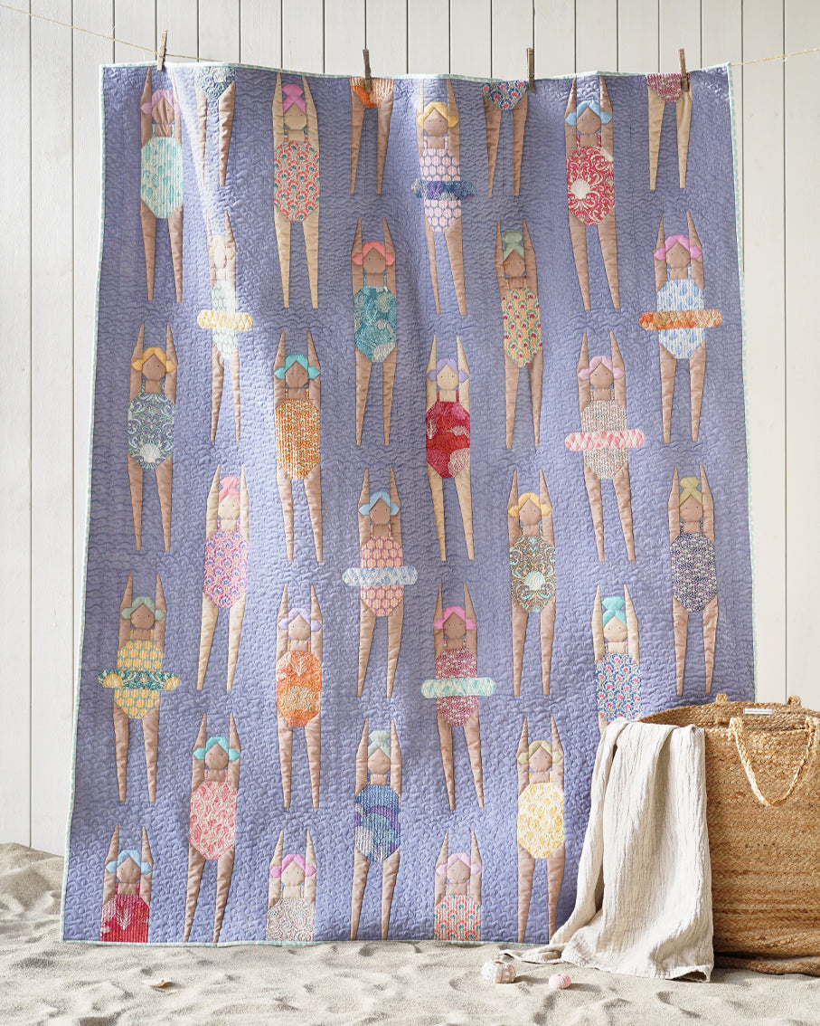 Tilda Cotton Beach Swim Team Quilt Kit